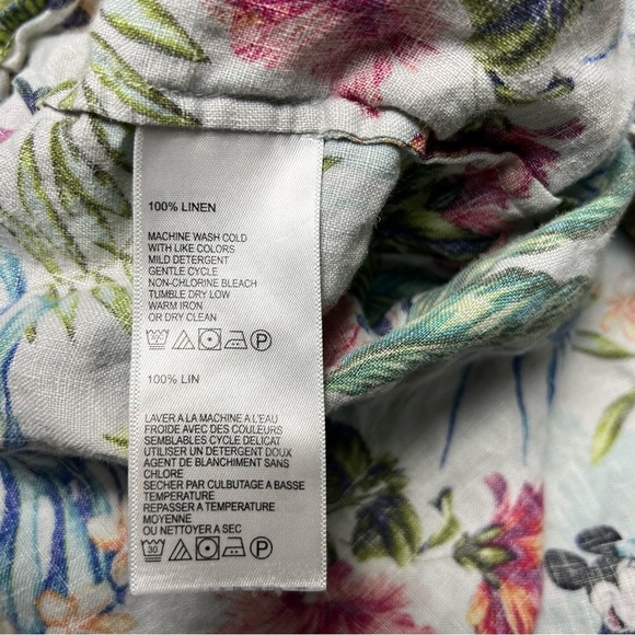 Tommy Bahama Disney Jungle Jubilee Women’s Shirt Size S Linen Button Up Hawaiian - Picture 4 of 6